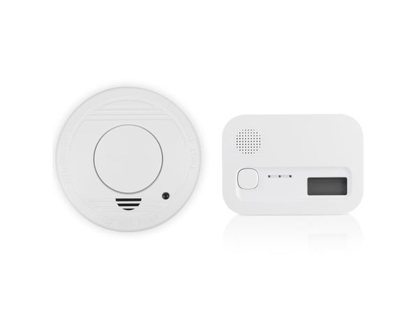 Smartwares FSE-19204, 40 m², 85 dB, Hvit, Batteri, 4,5 V