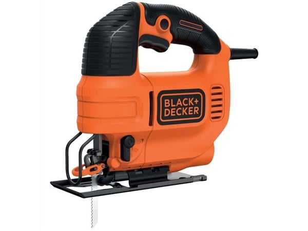 Black & Decker KS701PEK, Toppgrep, Sort, Oransje, 45°, Laminat, Plast, Tre, 3000 spm, 7 cm
