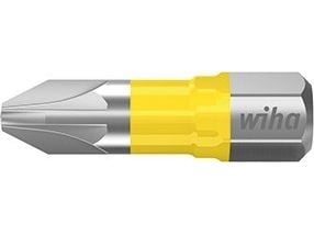 Wiha 41590, 5 stykker, Pozidriv, PZ 3, 25 mm, 25,4 / 4 mm (1 / 4"), Sekskantet
