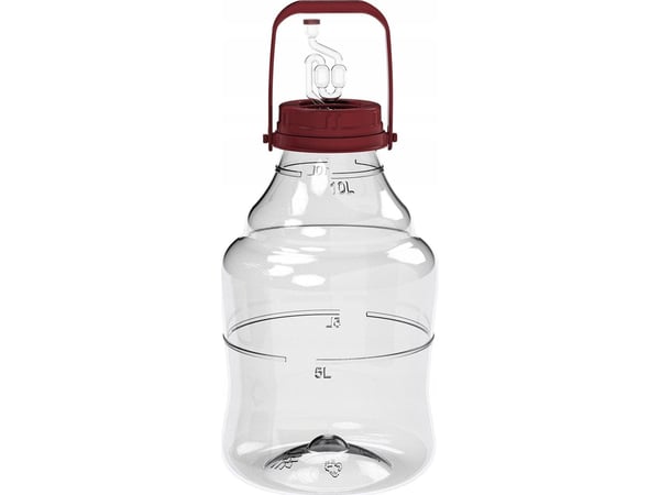 Sourcing UNBREAKABLE DEMIJOHN 10L med handtag/airlocks