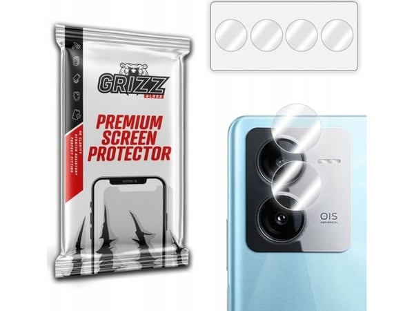 GrizzGlass HybridGlass kameralinsebeskyttelse til Vivo Y100t