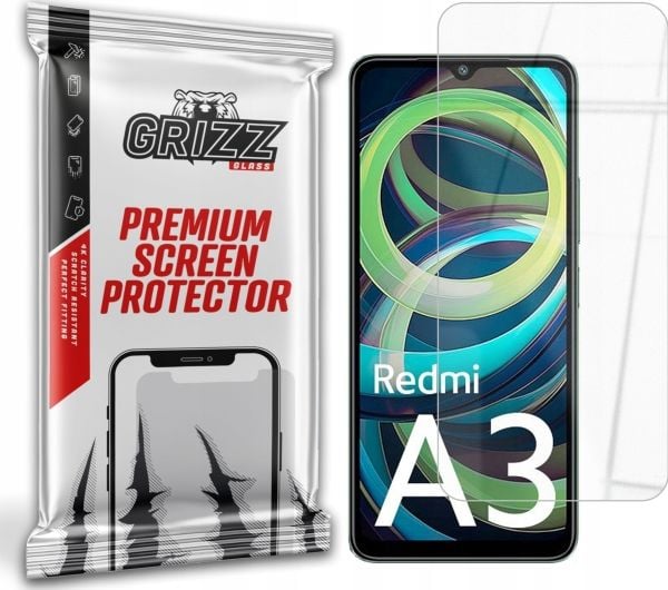 GrizzGlass Szkło hybrydowe GrizzGlass HybridGlass til Xiaomi Redmi A3