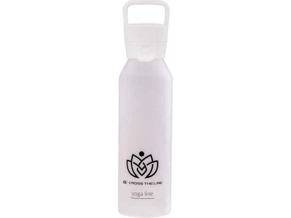 IQ Bidon IQ Yoga Bottle 500 ml vit – tät skruvkork med handtag
