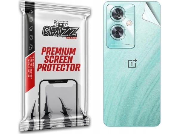 GrizzGlass beskyttelsesfilm bak GrizzGlass UltraSkin til OnePlus Nord N30 SE