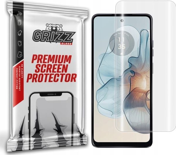 GrizzGlass hydrogel film GrizzGlass Hydrofilm til Motorola Moto G24 Power