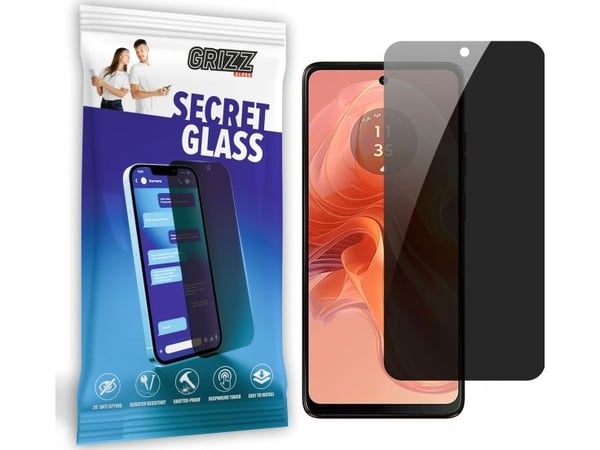 GrizzGlass SecretGlass personvernskjerm til Motorola Moto G04