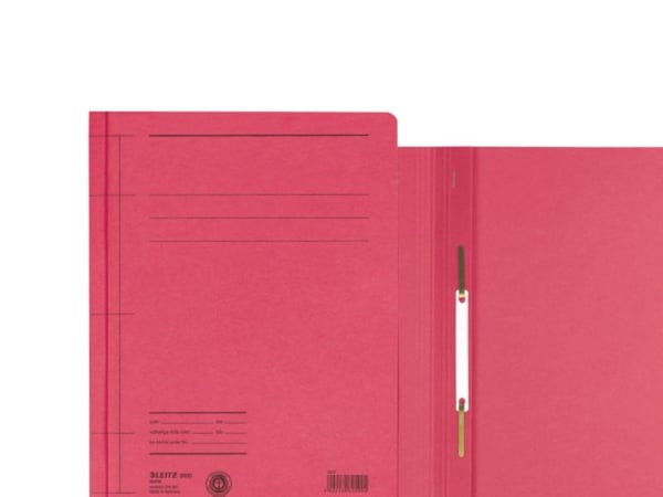 Leitz Rapid - Flat stangfil - for A4 (210 x 297 mm) - kapasitet: 250 ark - rød