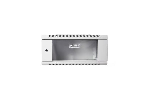 DIGITUS Professional DN-W19 04U/450 - Skap - veggmonterbar - grå, RAL 7035 - 4U - 19"