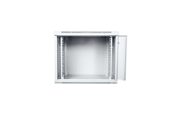 DIGITUS Professional DN-W19 09U/450 - Skåp - väggmontering - grå, RAL 7035 - 9U - 19"