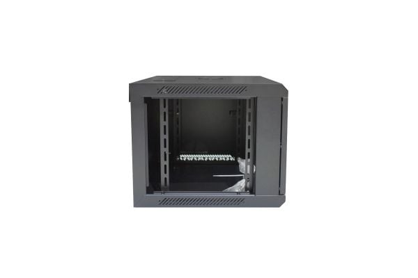 Digitus DN-W19 06U/450/B, Veggmonterbar hylle, 6U, 60 kg, Nøkkellås, Sort