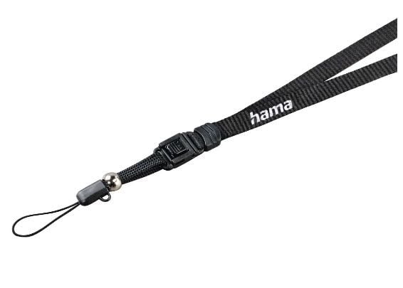 Hama 00027838, Digitalt kamera, Nylon, Svart, 10 kg, Klikkspenne, 45 cm