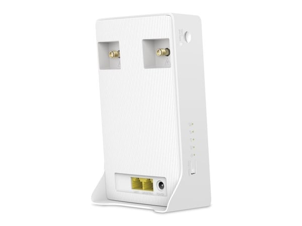 Mercusys MB130-4G, Wi-Fi 5 (802.11ac), Dobbelbånd (2.4 GHz / 5 GHz), Ethernet/bredbåndsforbindelse, 4G, Hvit, Frittstående router