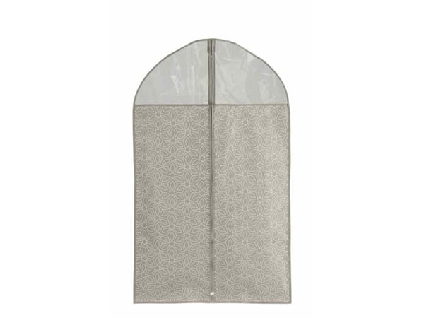 WENKO 64512100, Myk klesoppbevaringsbag, Taupe / brun, Fleece, Glidelås, 60 cm, 100 cm