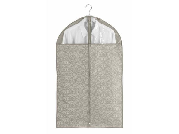 WENKO 64512100, Myk klesoppbevaringsbag, Taupe / brun, Fleece, Glidelås, 60 cm, 100 cm