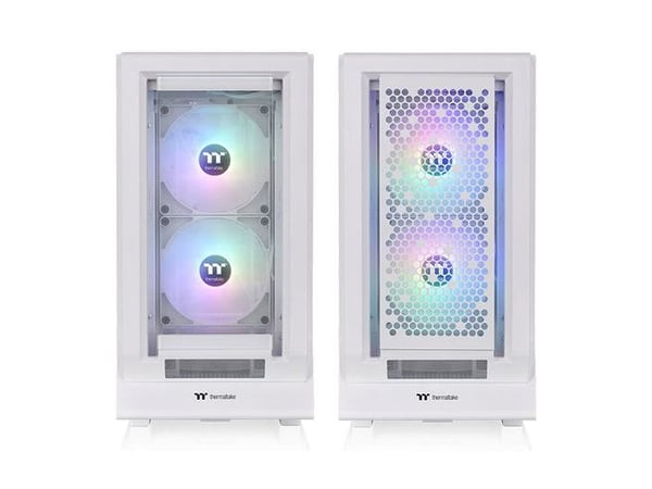 Thermaltake Ceres - - sidepanel med vindu (herdet glass) - ingen strømforsyning - snø - USB/lyd