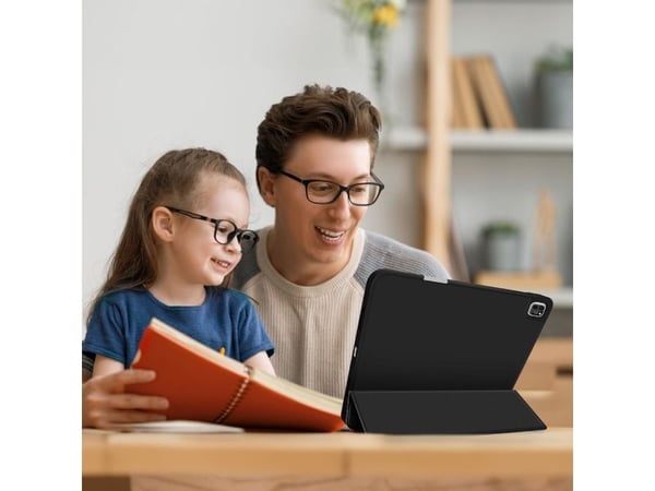 4smarts - Lommebok for nettbrett - termoplast-polyuretan (TPU), polyuretanlær - svart - for Apple 13-inch iPad Pro (M4)