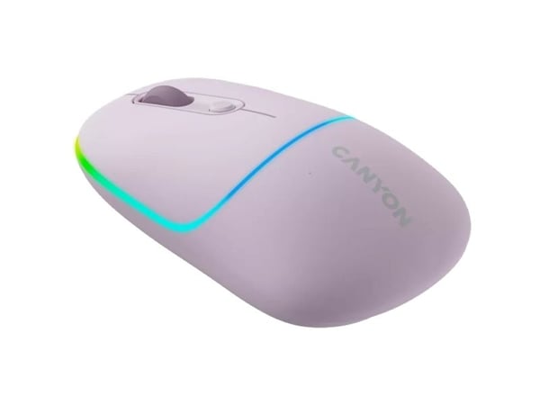 Canyon MW-22, Ambidekstriøs, Optisk, RF trådløs + Bluetooth, 1600 DPI, Perle
