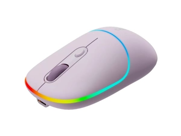 Canyon MW-22, Ambidekstriøs, Optisk, RF trådløs + Bluetooth, 1600 DPI, Perle