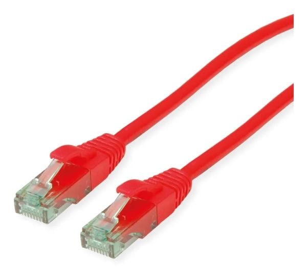ROLINE RM UTP patchkabel Cat6A/Kl.EA rød 0,5 m – UTP (21.45.3110)