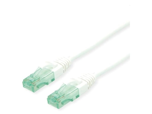 ROLINE 21.45.3187, 0,3 m, Cat6a, U/UTP (UTP), RJ-45, RJ-45, Hvit