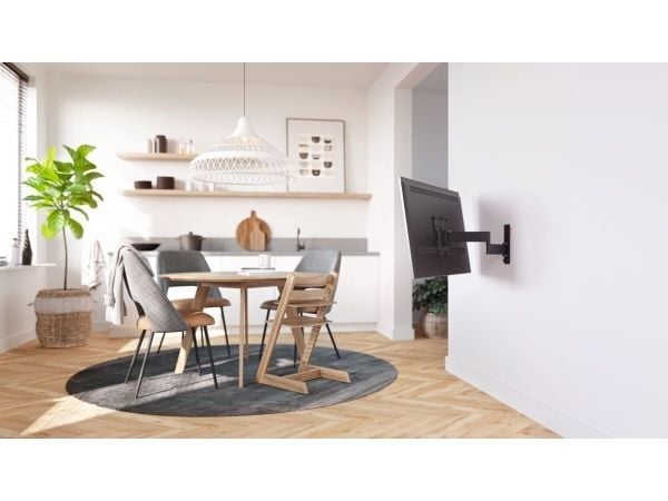 Vogel''s 3832430, 48,3 cm (19"), 109,2 cm (43"), 75 x 75 mm, 200 x 200 mm, -10 - 10°, Sort