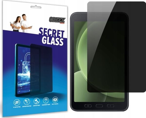GrizzGlass SecretGlass personvernskjermbeskytter til Samsung Galaxy Tab Active5