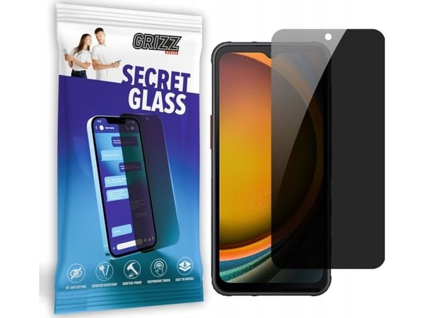 GrizzGlass SecretGlass personvernskjermbeskyttelse til Samsung Galaxy Xcover7