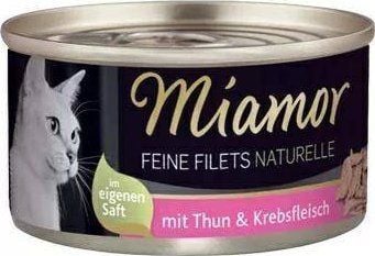 Miamor katt 80g fileter tunfisk/krabbe i egen saus