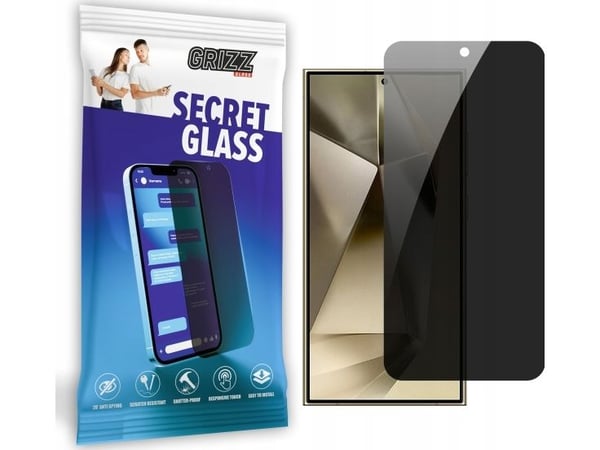 GrizzGlass personvern-beskjermingsglass GrizzGlass SecretGlass til Samsung Galaxy S24 Ultra