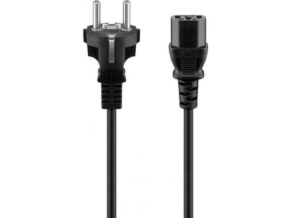 Goobay 96037, 5 m, Virtapistoke tyyppi F, IEC C13, H05VV-F3G, 250 V