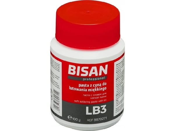 Bisan PASTA MED TINN FOR MYKLODDING LB3 100G (CAN) [25]