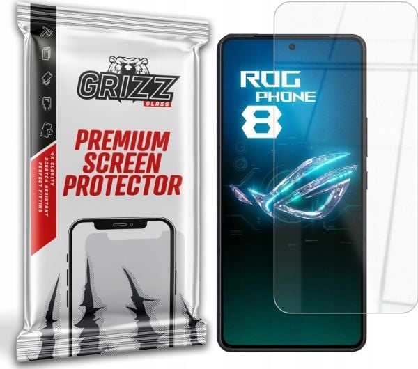 GrizzGlass hybridglass GrizzGlass HybridGlass til Asus ROG Phone 8