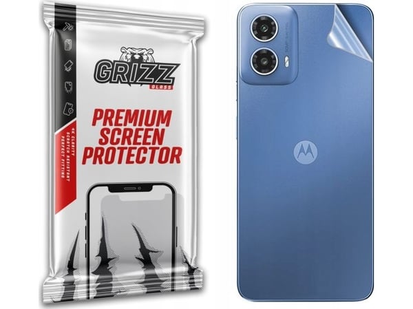 GrizzGlass SatinSkin beskyttelsesfilm til bak GrizzGlass SatinSkin for Motorola Moto G34