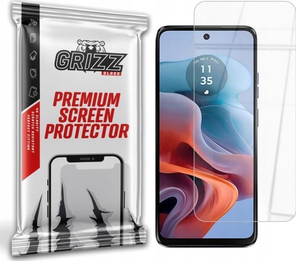GrizzGlass HybridGlass hybrid beskyttelsesglass til Motorola Moto G34