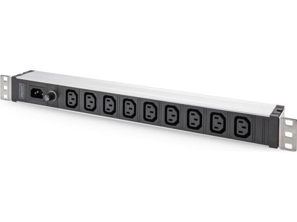 DIGITUS PDU 1U 9xC13 lähdöt 230V/10A musta