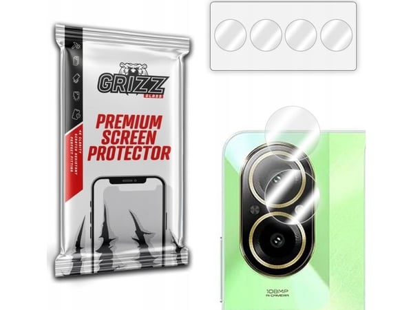 GrizzGlass Szkło med aparat GrizzGlass HybridGlass-kamera til Realme C67 4G