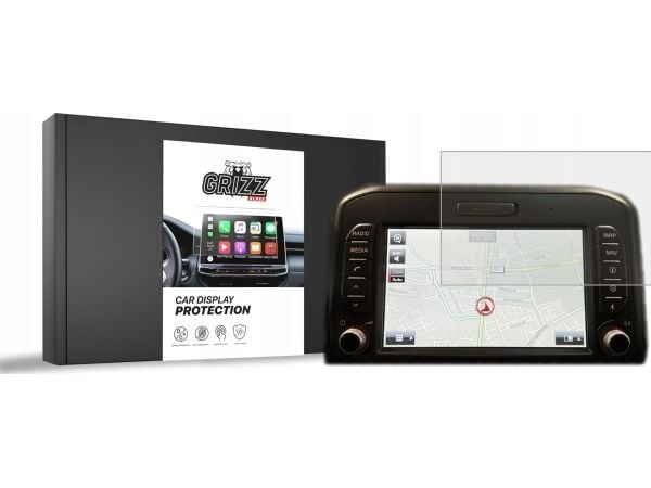 GrizzGlass matt folie GrizzGlass CarDisplay Protection til Porsche Macan 7" 2014-2018