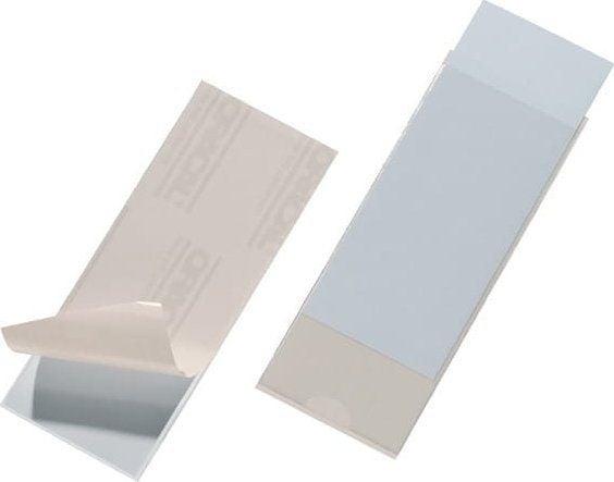 Durable Pocketfix, Läpinäkyvä, Suorakulmio, Polypropeeni (PP), 60 mm, 150 mm, 10 kpl