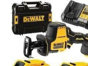 Akkukäyttöinen, harjaton sapelisaha, 18V Li-lon 2x5.0Ah DeWalt [DCS369P2-QW]