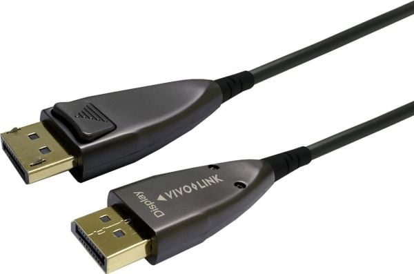 VivoLink Pro - DisplayPort-kabel - DisplayPort (hann) til DisplayPort (hann) - DisplayPort 1.4 - 50 m - 8K-støtte