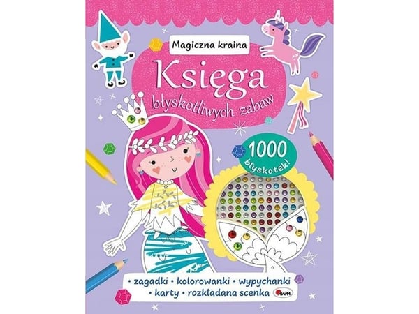 Morex bok med blyanter - magisk verden Magiczna kraina 13945