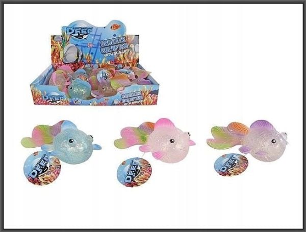 Hipo Fish glitter squeeze 6cm 12/box 621722 04826