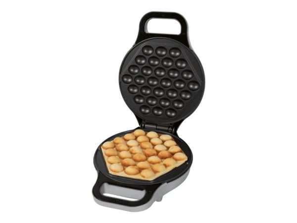 Clatronic WA 3772 - Bubble waffle maker - 700 W - sølv