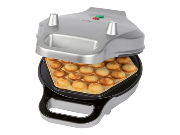 Clatronic WA 3772 - Bubble waffle maker - 700 W - sølv