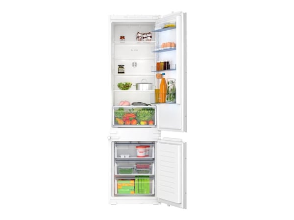 Bosch Serie | 2 KIN96NSE0 - Kylskåp/frys - bottenfrysskåp - inbyggd - fördjupning - bredd: 56 cm - djup: 55 cm - höjd: 194 cm - 290 liter - Klass E