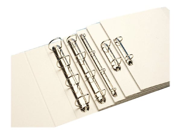 LEITZ presentasjonsringperm, A4 ekstra bred, hvit, 4 D-ringmekanisme, ryggbredde: 38 mm, ringdiameter: 20 mm (4283-00-01)
