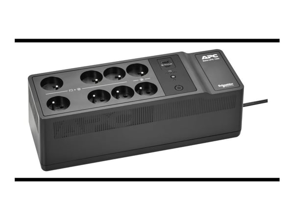 APC Back-UPS BE Series BE1050G2 - UPS (vegg- / overflatemonterbar) - USB-C + USB-A - AC 230 V - 600 watt - 1050 VA - 9 Ah - utgangskontakter: 8 - F...