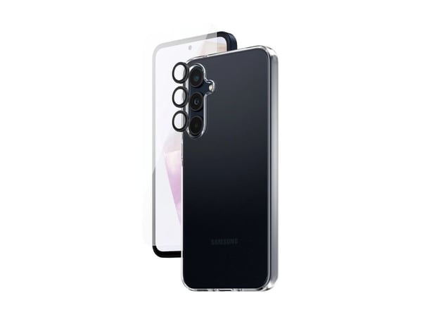 SAFE. by PanzerGlass - 3-i-1 beskyttelsespakke - baksidedeksel for mobiltelefon - termoplast-polyuretan (TPU), plastikk - gjennomsiktig - for Samsu...