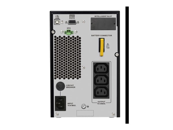 APC Easy UPS On-Line - UPS - tårn - AC 220/230/240 V - 900 watt - 1000 VA - enkeltfase - blysyre - USB, serial - utgangskontakter: 3 - PFC - Europa...