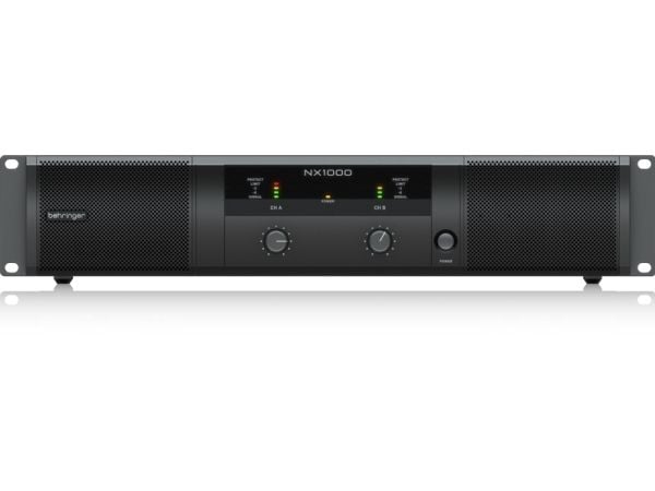 Behringer NX1000, 500 W, D, 0,05%, 100 dB, 500 W, 300 W Behringer NX1000, 500 W, D, 0,05%, 100 dB, 500 W, 300 W